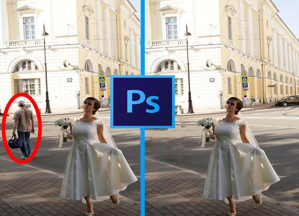 Убираем лишнее с фотографии в Фотошопе
