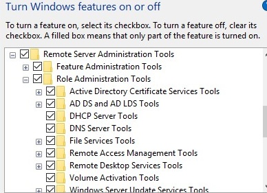 Установка RSAT в Windows 10
