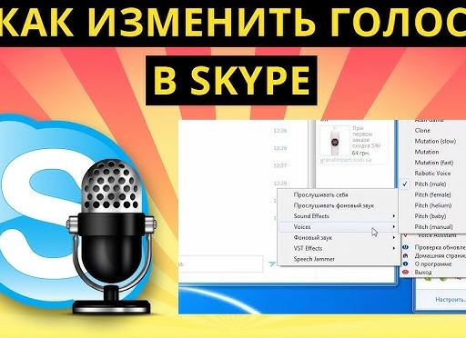 Меняем голос в Скайпе