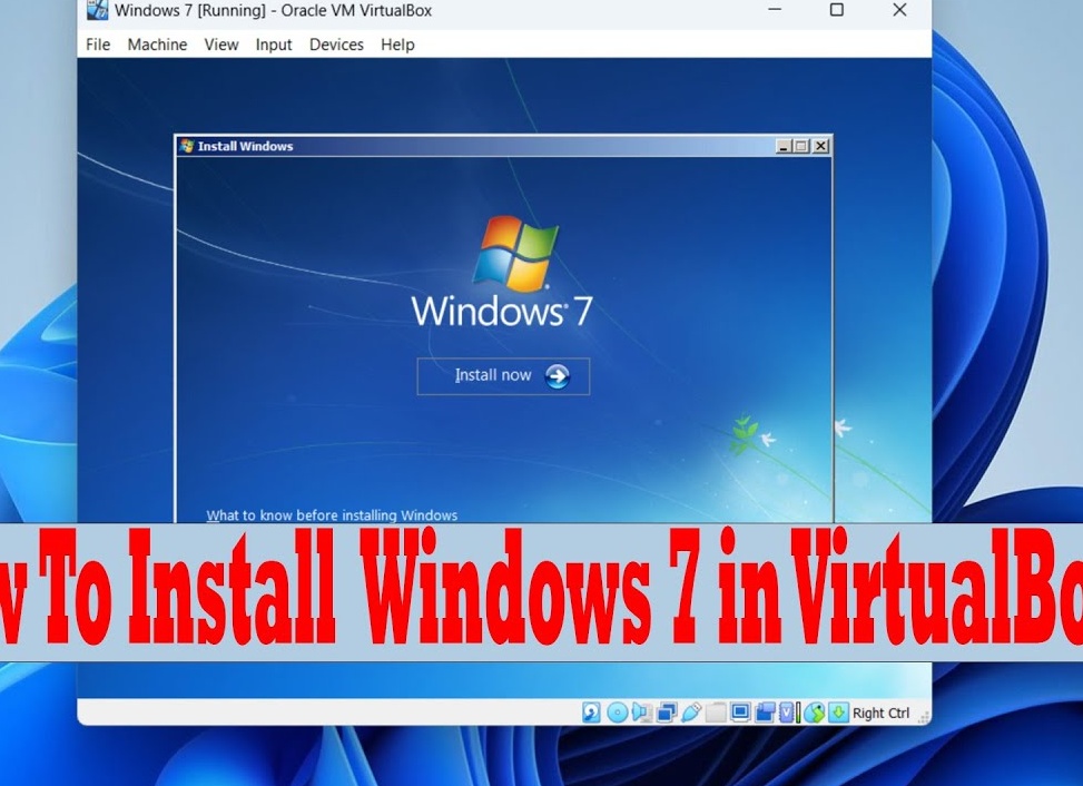 Как установить Windows 7 на VirtualBox Как установить Windows 7 на VirtualBox
