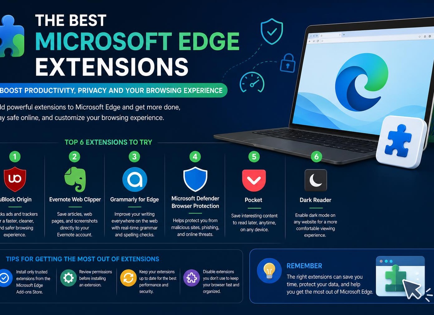 Полезные расширения для Microsoft Edge