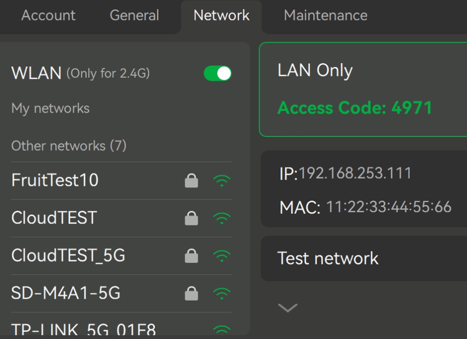Определение IP-адреса принтера Определение IP-адреса принтера