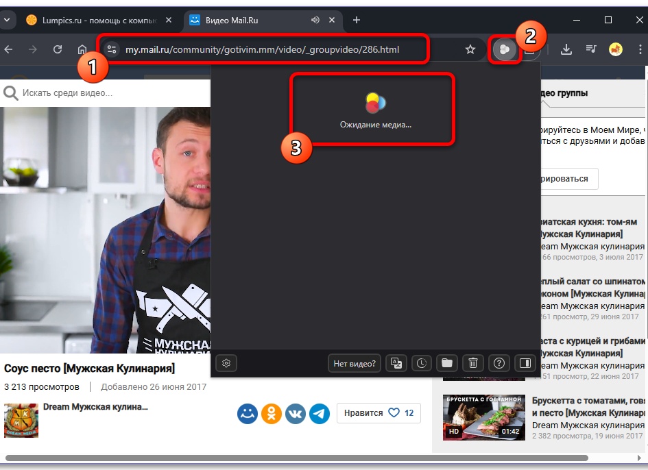 Скачивание видео с Mail.ru
